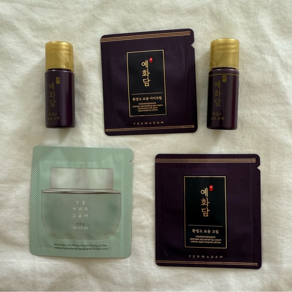 Yehwadam (Korean Skincare) Sample Set